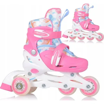 Kolečkové brusle DĚTSKÉ KOLEČKOVÉ BRUSLE 2v1 BRUSLE 2V1 KOLEČKOVÉ BRUSLE NASTAVITELNÉ