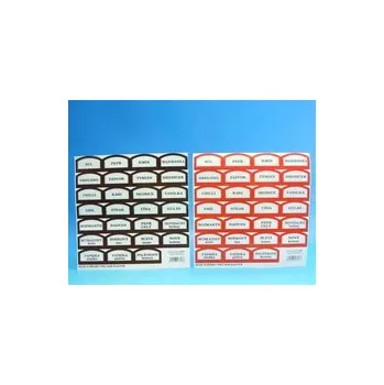 samolepka Samolepky na kořenky 30 + 3 MODRÉ