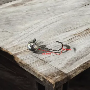 Rybářský háček RYVALURES-JIGOVÁ HLAVA KOULE 7G/HÁČEK KUMHO 1-5KS