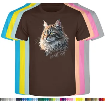 Dívčí tričko detske-levne-bavlnene-tricko-potisk-norska-lesni-kocka Barva: Chocolate - čokoládově hnědá, Dětská bavlněná trička JHK: XL