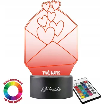 Lampička Noční lampa Plexido vícebarevná