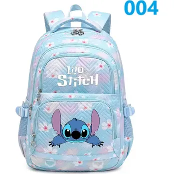 Penál Lilo & Stitch Kvalitní školní batoh "Lilo & Stitch" - světle modrý s různými motivy Motiv: 004