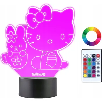 Lampička Plexido vícebarevná Noční lampa