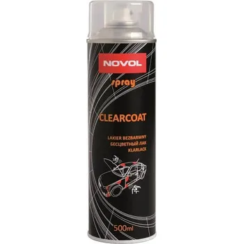 Lak na dřevo Bezbarvý Lak Novol ClearCoat MAT sprej 500 ml