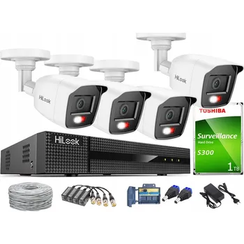 Bezpečnostní kamera Sada pro monitorování Hikvision Sada CCTV 5MPx 4ch Hybrid Light B5M