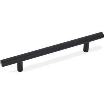 Nábytkové kování Nábytková úchytka reling ocel černá ÚCHYTKA NA NÁBYTEK VELKÁ 320mm / 380mm