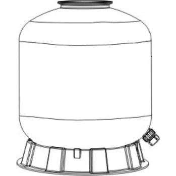 Bazénová filtrace Emaux Filtrační nádoba samostatná TOP 450, 7,8m3/hod, 45kg písku BEZ VYBAVENÍ
