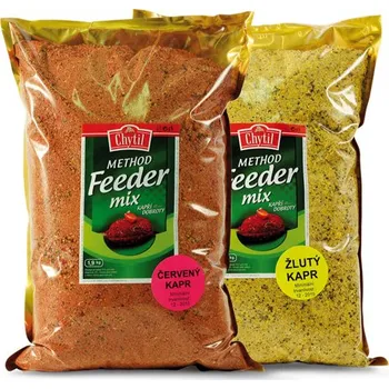 Návnadová pasta a těsto CHYTIL Method Feeder Mix 1,6kg Příchuť: Tmavý kapr - halibut