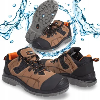 Pracovní obuv Pracovní polobotky voděodolné protiskluzové s ocelovou špičkou S3 velikost 43