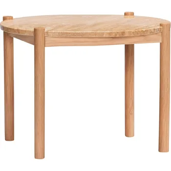 Konferenční stolek Hübsch Konferenční stolek TRAVA béžový ø60 cm 201903
