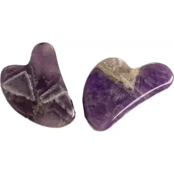 Svatební dekorace GUASHA - Kamenná obličejová Fialová