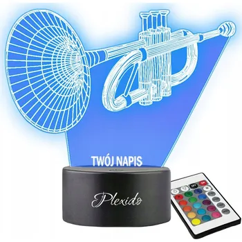 Lampička Noční lampa Plexido vícebarevná