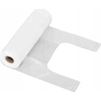 Igelitové Tašky Sarantis průhledné 22x6x43 cm 200 kusů