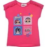 LOL SURPRISE Dívčí tričko L.O.L SURPRISE 4YOU růžové Velikost: 128