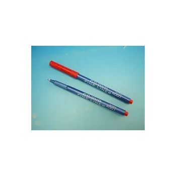 Popisovač CD/DVD červený trojhranný