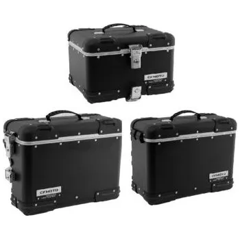 Auto-moto Sada hliníkových boxu na CFMOTO 450MT-barva černá