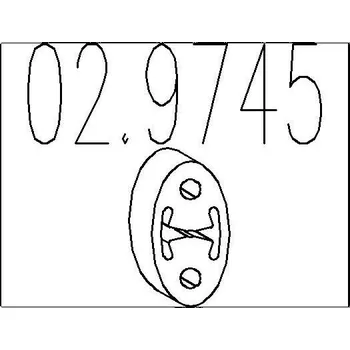 Tlumič výfuku Zarazka, tlumic vyfuku MTS 02.9745