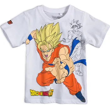 Chlapecké tričko Chlapecké tričko DRAGONBALL bílé Velikost: 116