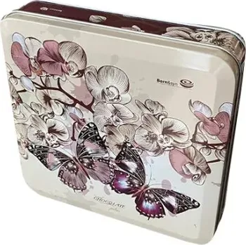 Čokoláda Born&Syn Hořké pralinky plněné kakaovým krémem Motýli 190g (Born&Syn Hořké pralinky plněné kakaovým krémem Motýli 190g)