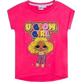 Dívčí tričko L.O.L. Surprise TRIČKO LOL (malinové) Velikost: 5-6