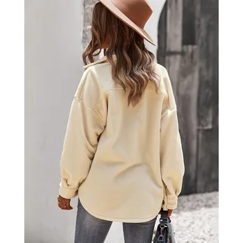 Wayfarer Dámský sametový kabát Lambert béžová M