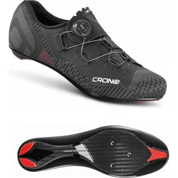 Pánská sportovní obuv CRONO silniční tretry CK-3-22 černé kompozit 44