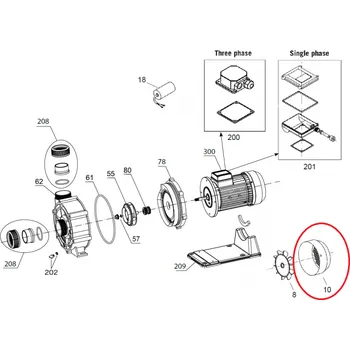 Sahara klimatizace ESPA Kryt ventilátoru New Contra