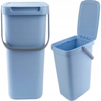 Odpadkový koš KADAX ODPADKOVÝ KOŠ NÁDOBA NA ODPAD 12L KYBLÍK NA TŘÍDĚNÍ S UCHEM