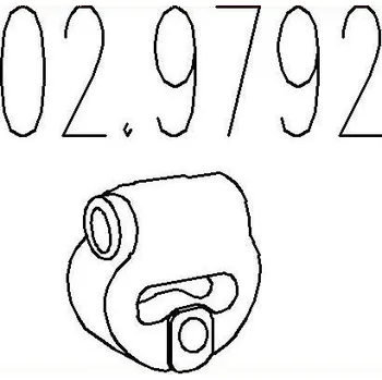 Tlumič výfuku Zarazka, tlumic vyfuku MTS 02.9792