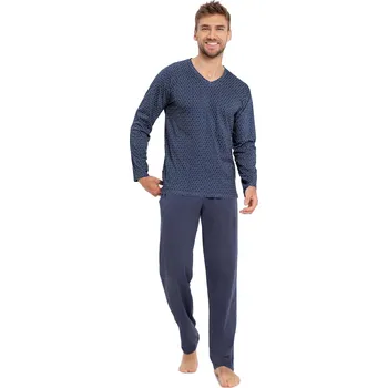 Pánské pyžamo Pánské pyžamo 3069 Trevor - TARO tmavě modrá XXL