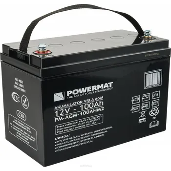 Autobaterie Powermat PM-AGM-100AHM2 12V 100Ah 