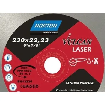 Řezný kotouč Kotouč řezný diamantový Vulcan Lasser – 230×3,2×22/23 mm