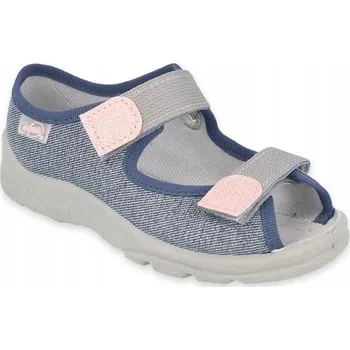 Chlapecké bačkory Befado dětské papuče na suchý zip, vícebarevné, velikost 33