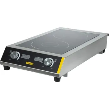 Varná deska Dvojitý indukční sporák Buffalo 7kW GF239-03