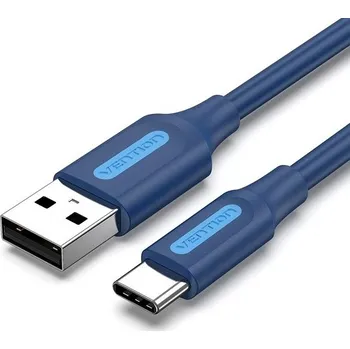 Datový kabel Vention USB 2.0 to USB-C 3A Cable 2M Deep Blue