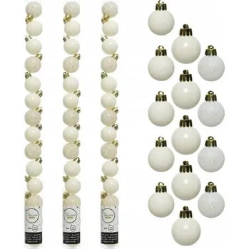 Vánoční dekorace Ozdobné vánoční koule ve tvaru Vánoční Baňky 3 cm 14 ks