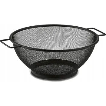 Cedník a síto Kovové kuchyňské sítko/cedník Konighoffer Dark 23 x 10 cm černé