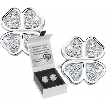 Náušnice Náušnice Finesilver čtyřlístky stříbrné