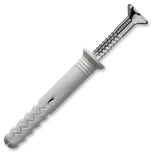 Hmoždinka natloukací 8x100mm zápustná, nylon