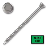 Vrut terasový 5,0x50 zápust.hl. TX25 AISI-410