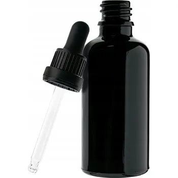 Dávkovač mýdla Lahvička s pipetou černá 100 ml kapátko dávkovač odměrka kapek