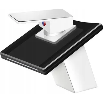 Vodovodní baterie Stojánková umyvadlová baterie Silla stříbrná