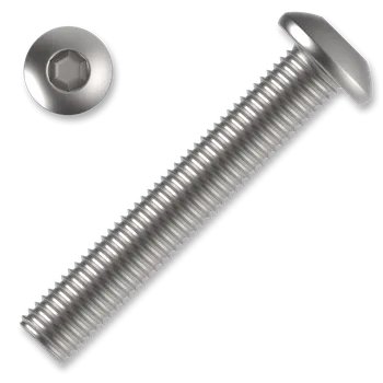 Šroub Šroub s půlkulatou hlavou, imbus M12x35 ZB ISO 7380-1 10.9