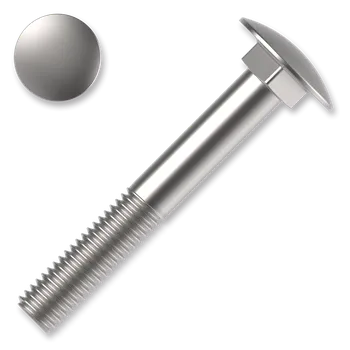 Šroub Šroub vratový M5x50 ZB DIN 603 4.8