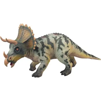 Hračka Alltoys Dinosaurus měkký Tricertops 55 cm zelený