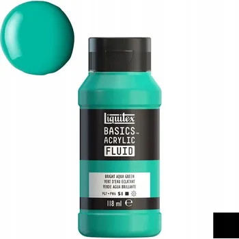 Výtvarná barva Liquitex Basic Fluid akrylová Barva 118ml 660 světle tyrkysová