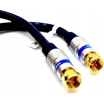 Audio kabel Anténní kabel 2x F konektor VITALCO 0,5m