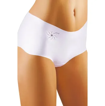 Kalhotky Dámské kalhotky Daisy white - EMILI Bílá XL