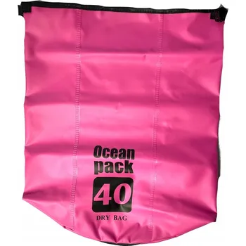 Vodácký pytel Vodotěsný vak, voděodolná taška 40L - Růžová