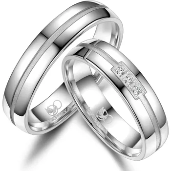 Prsten MARRYA® Pánský snubní prsten Stříbro AG925 - velikost 62 - SI-17P-62